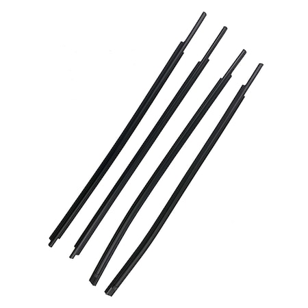 Fairchild Industries 200715 Tundra CrewMax Outer Belt Weatherstrip 4 Pc KitFront  Rear KT2007